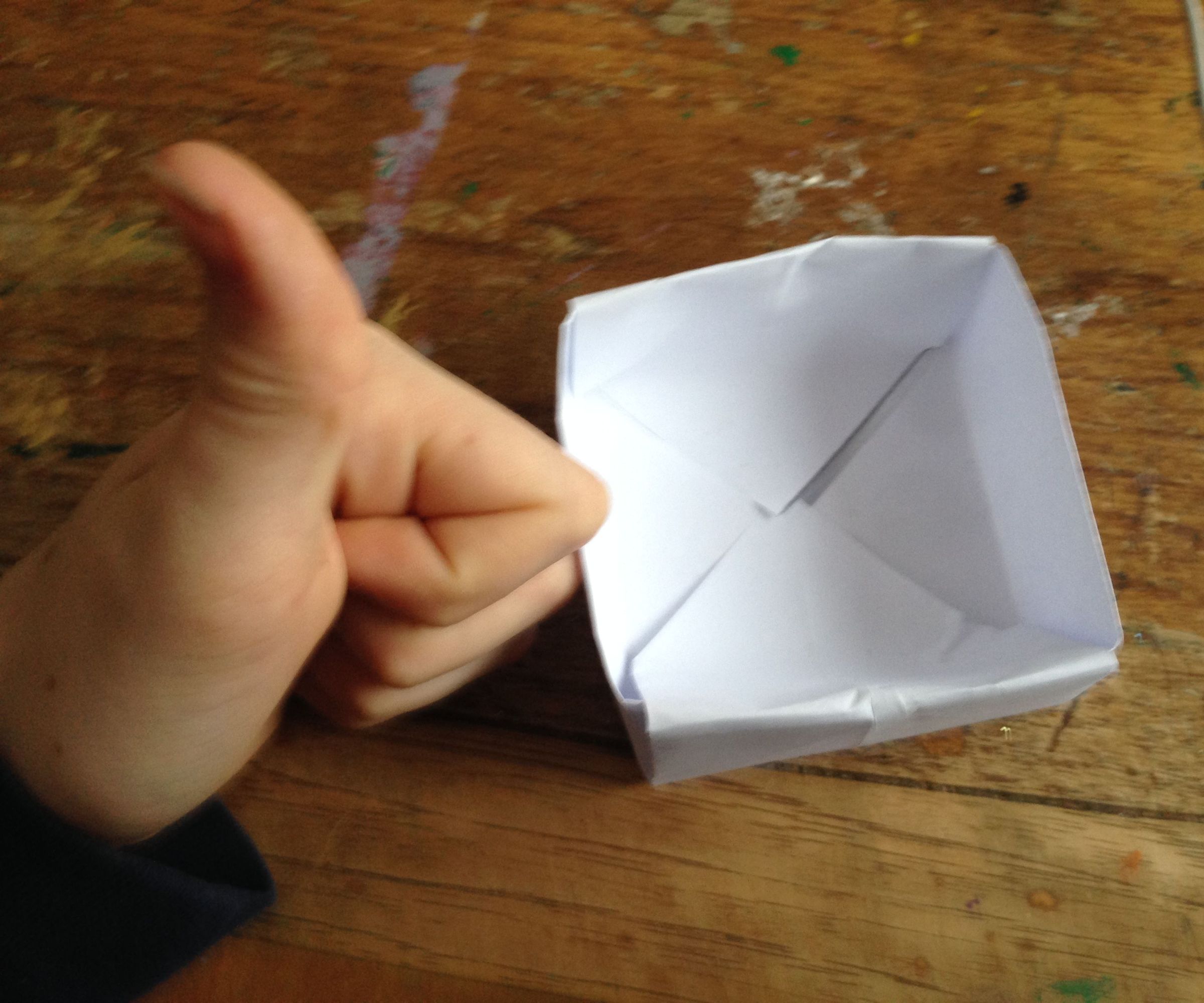 Simple Origami Boxes Storage System