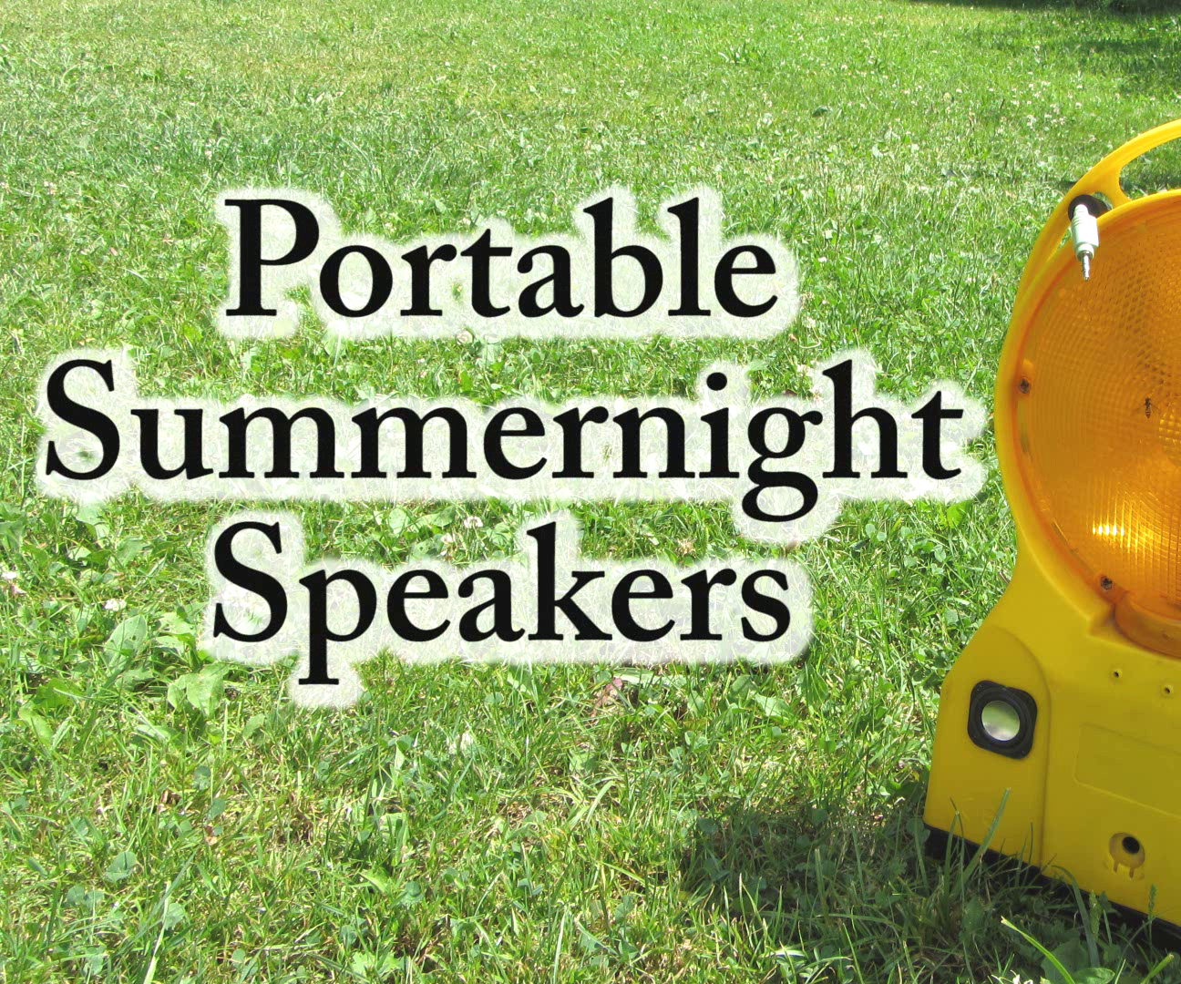 Construction Sight Lantern Boombox