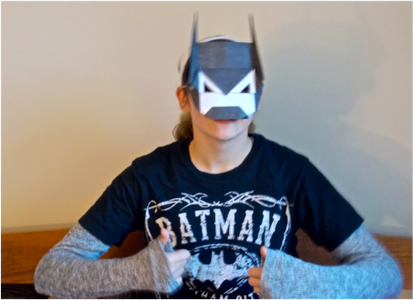 Origami Batman Mask