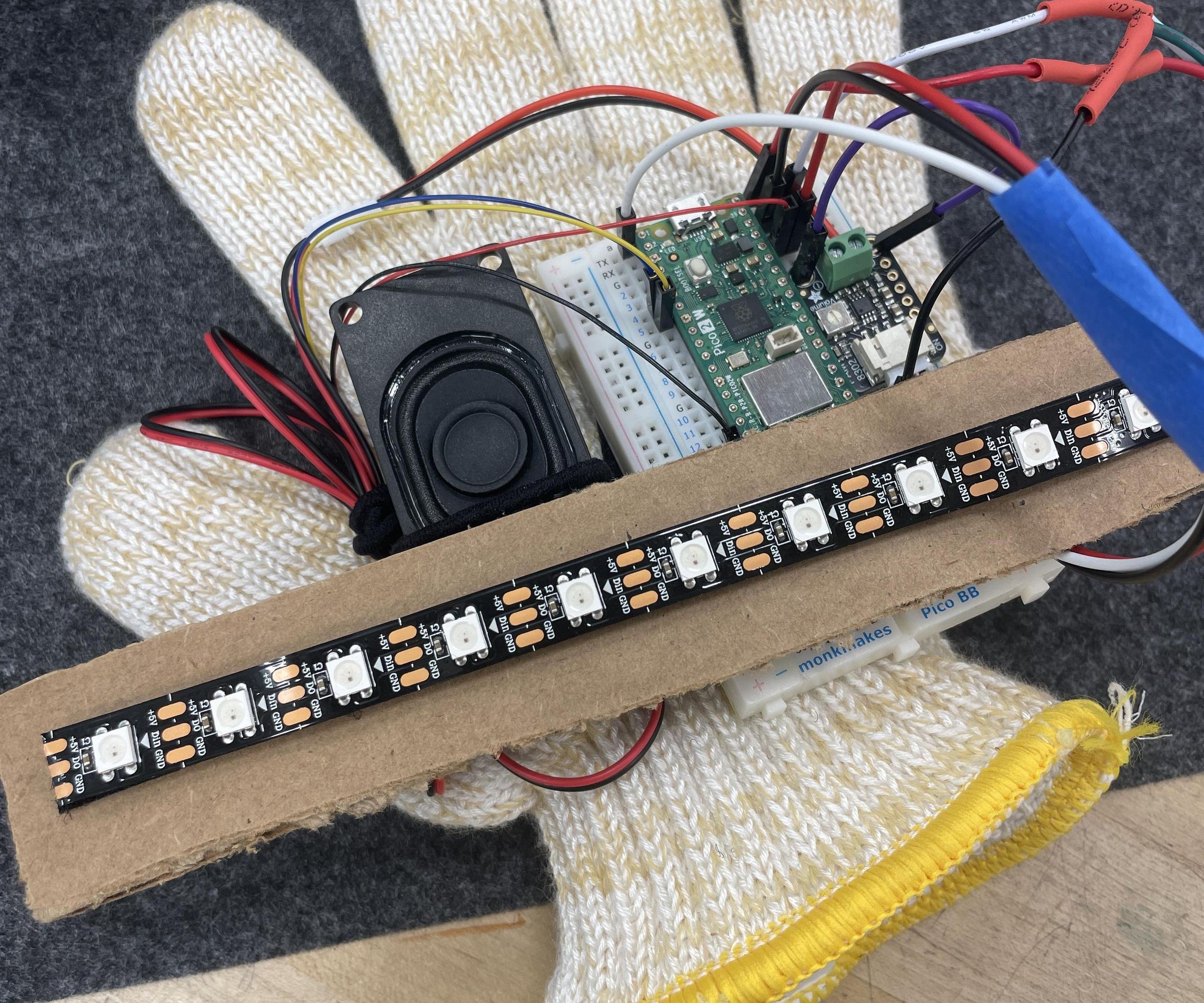 Colour-Reading Glove Using APDS-9960 Sensor