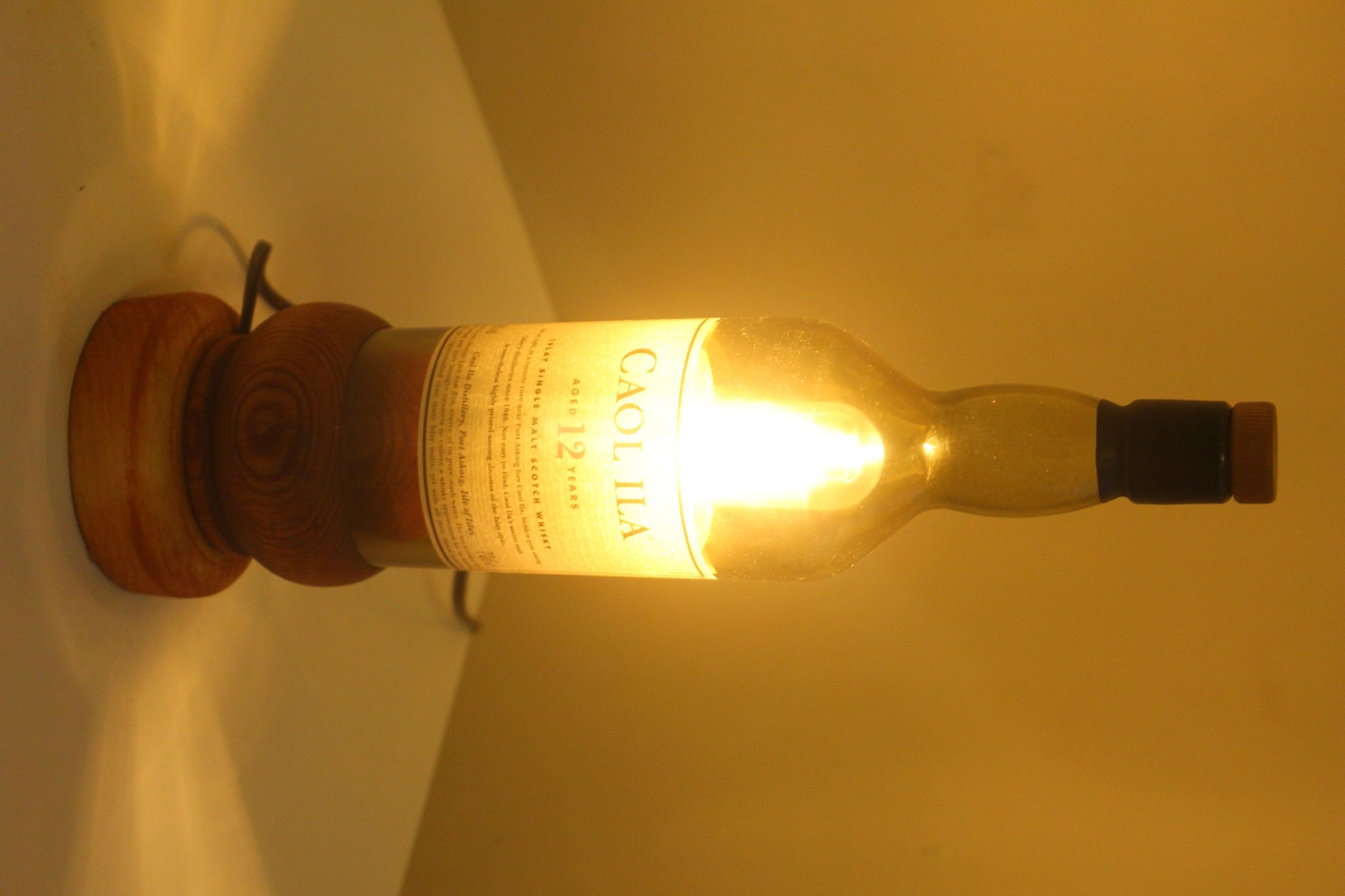 Make a Lamp From a Whiskey Bottle : 7 Steps (with Pictures) - Instructables