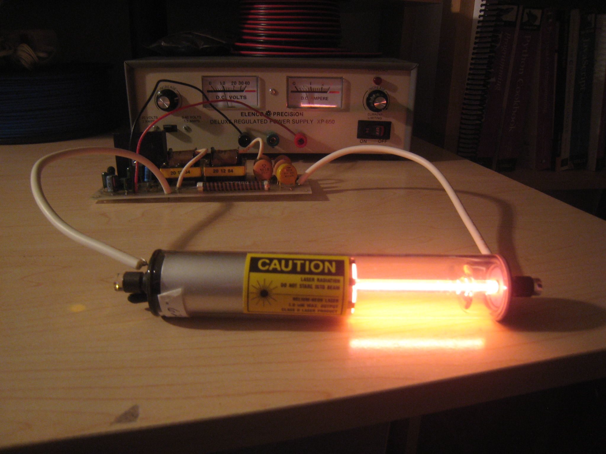 Childhood Laser: Building a HeNe Laser Kit