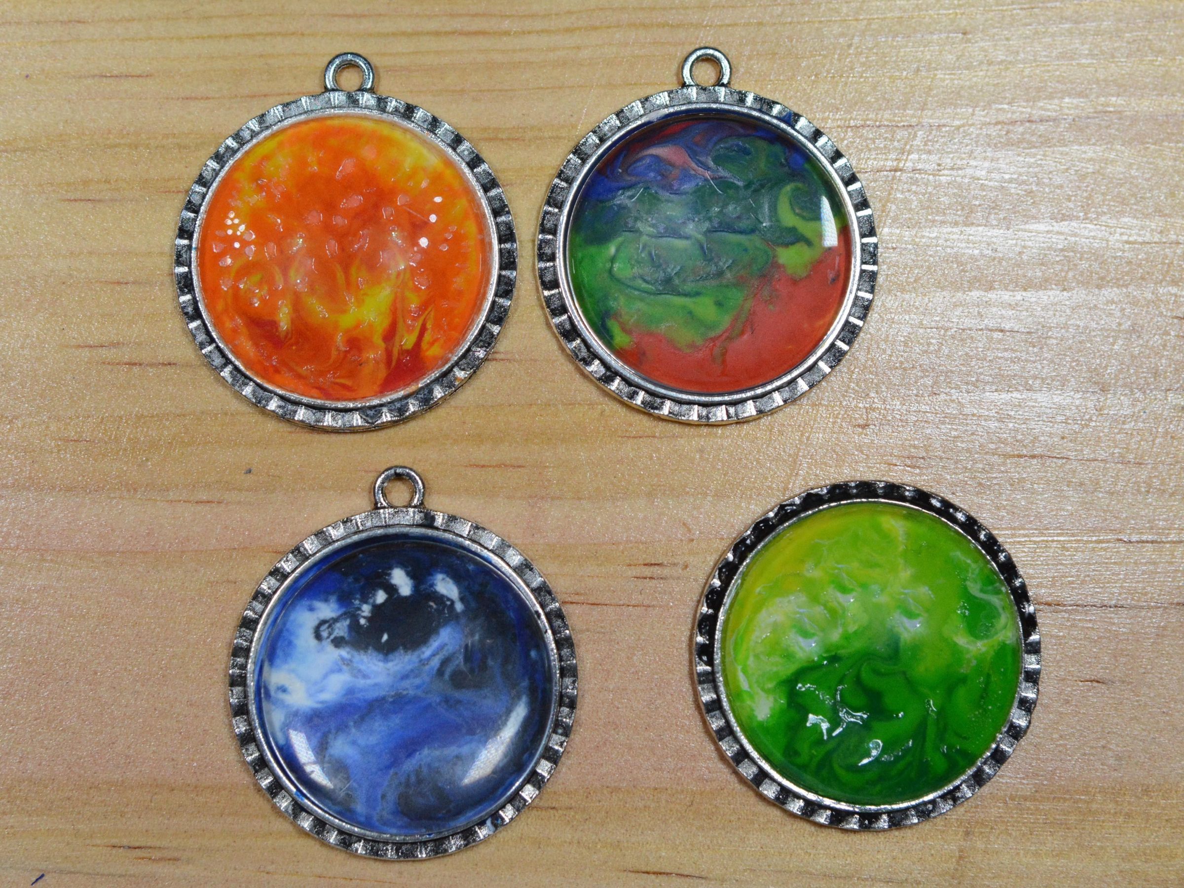 Swirled Melted Crayons Pendants 5 Steps (with Pictures) Instructables