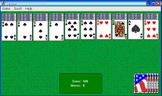 Change the Design on the Back of the Cards in Spider Solitaire