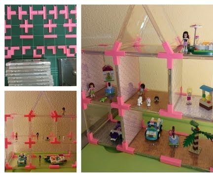 Recycled CD Cases: Doll's House // Toy Shelves