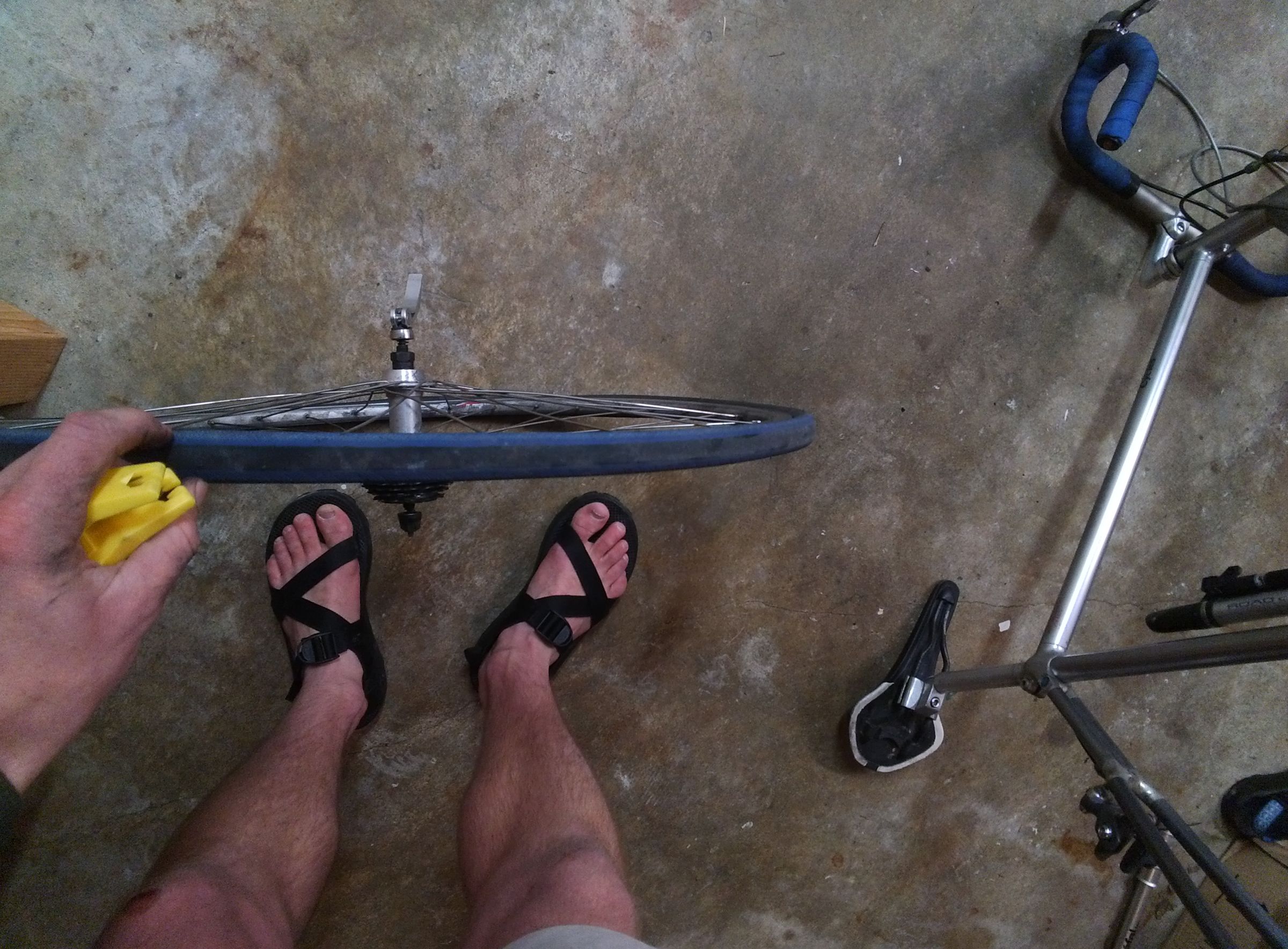 How to True a (really Wonked) Wheel