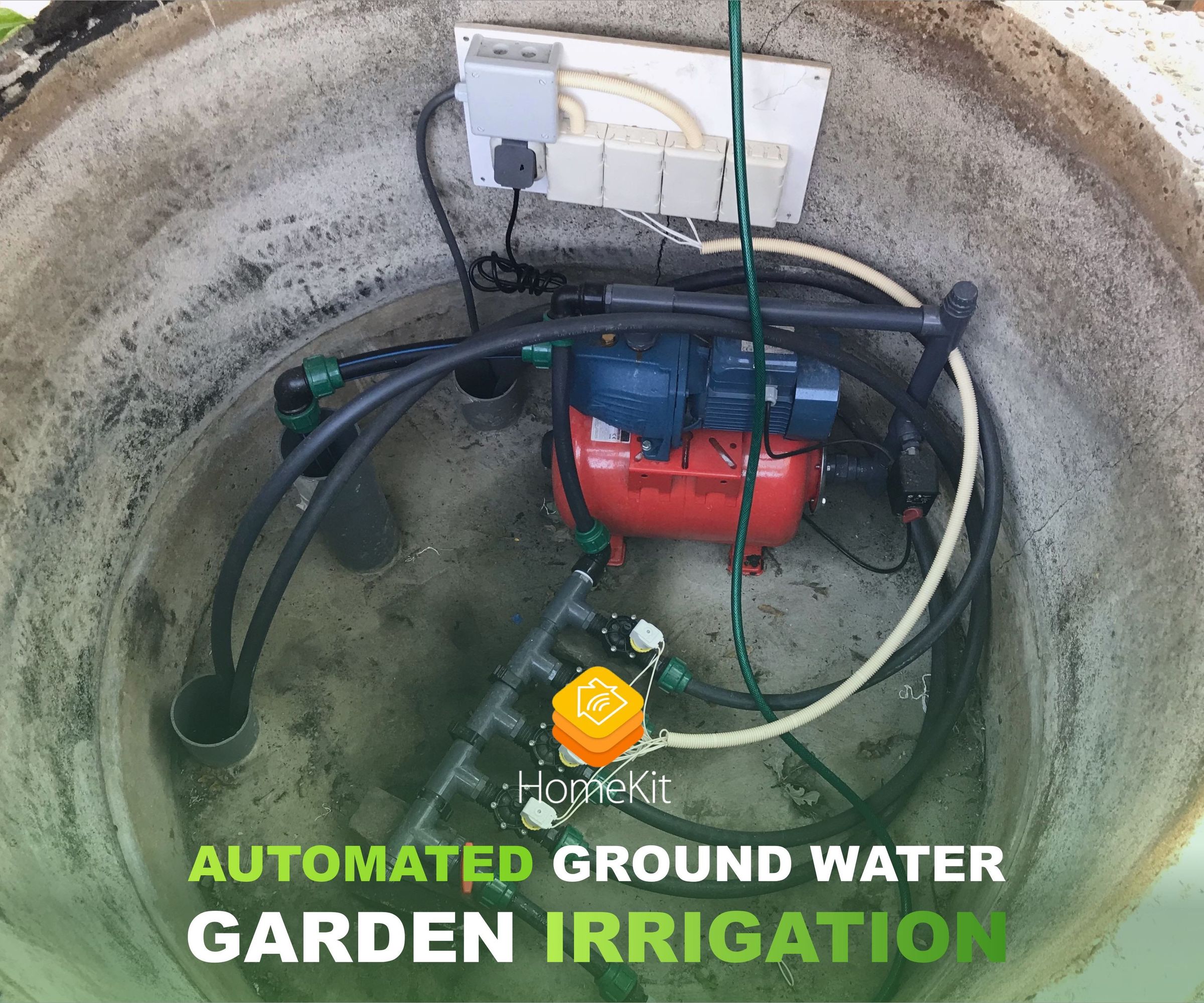 Automated Ground Water Garden Irrigation