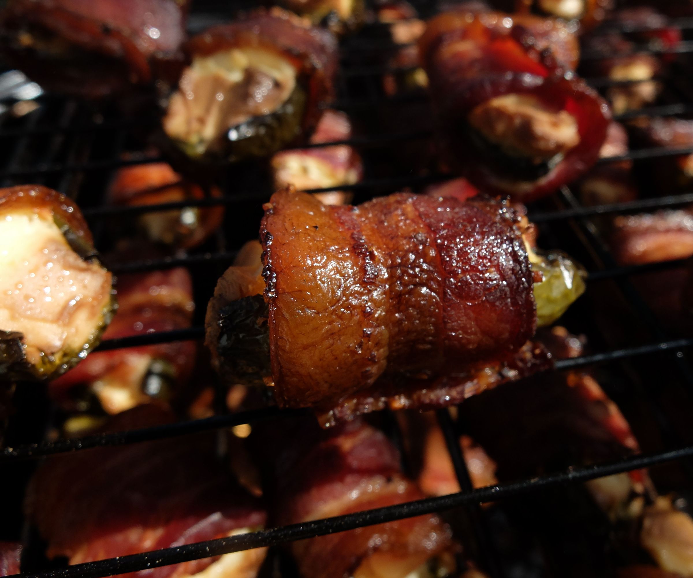 Making Smoked Jalapeño Poppers Wrapped in Bacon