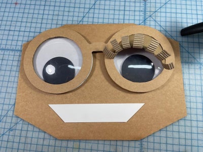 Making the Cardboard Robot Face
