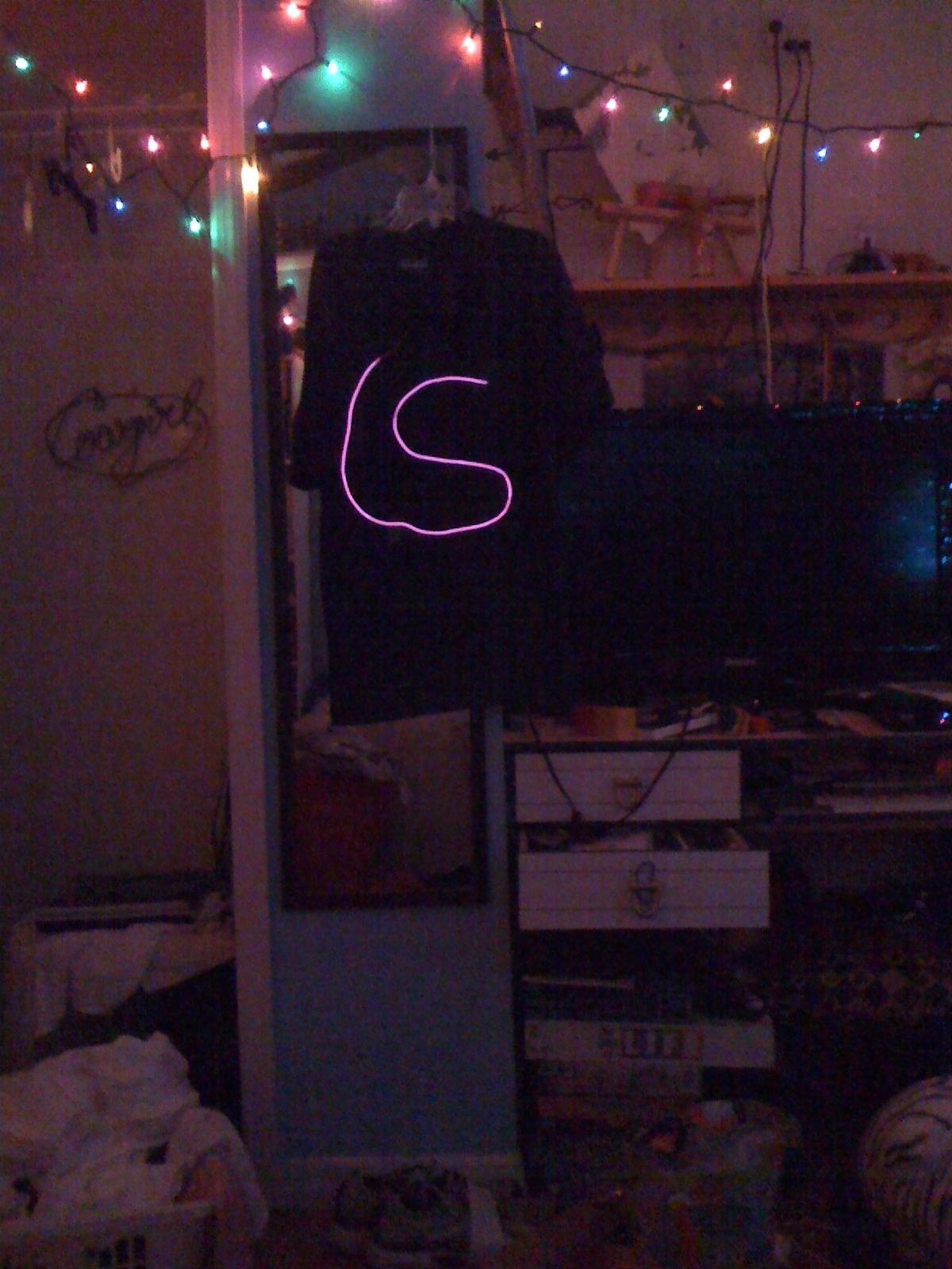 My First EL Wire T-shirt