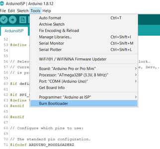 Edit the Bootloader File, Burn the Bootloader, and Upload Your Sketch
