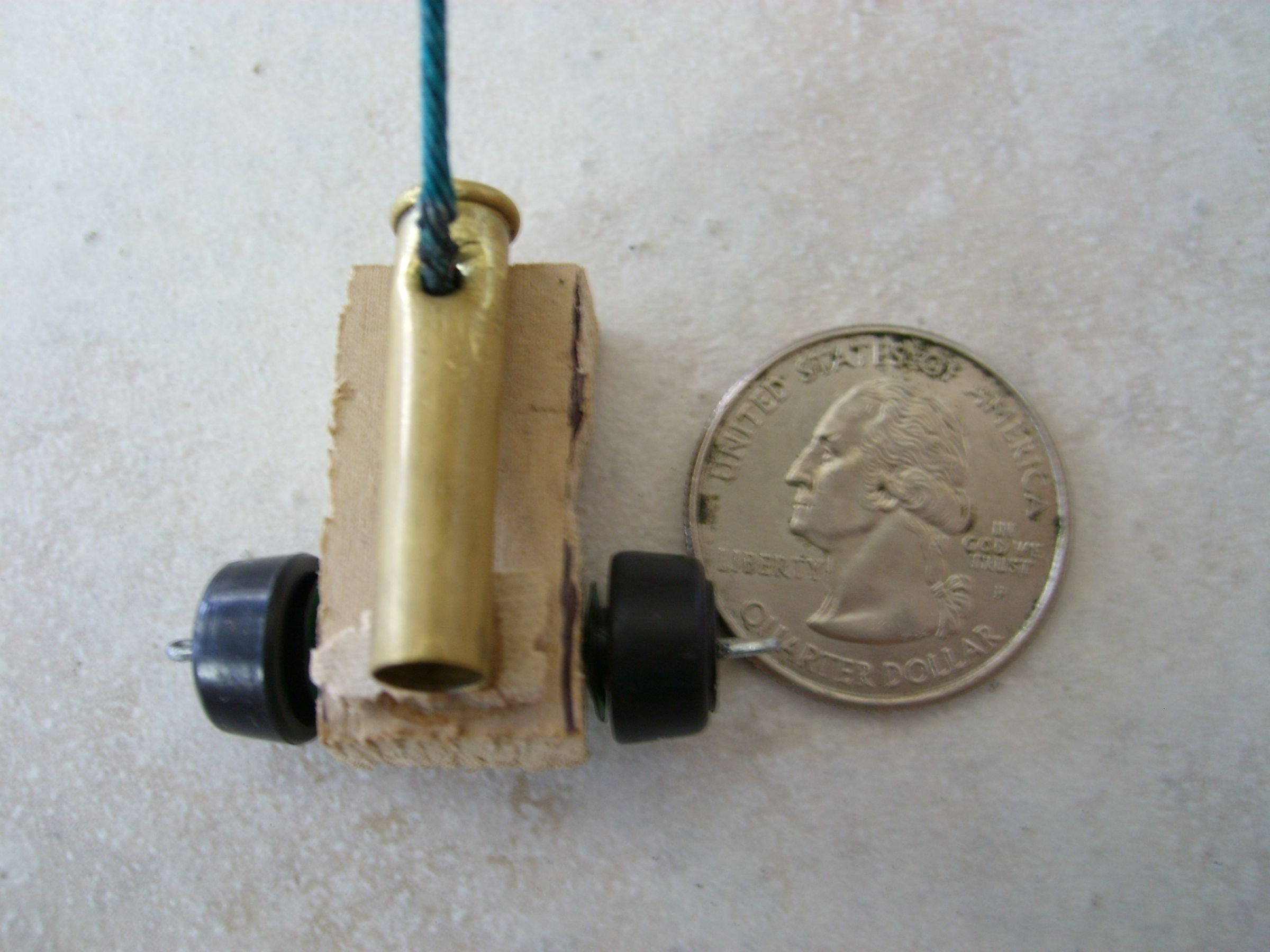 My miniature cannon fireing.