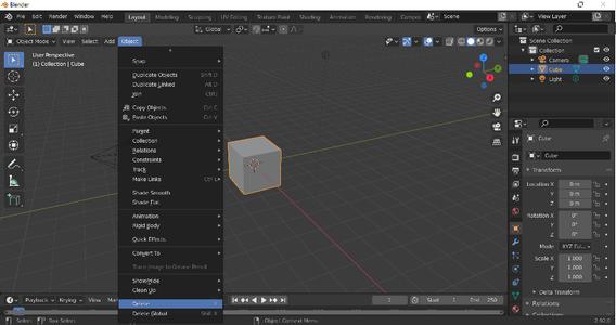 Additional Paragraph: Designing the Lamp in Blender