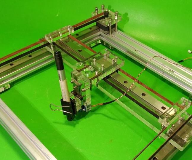 DIY Drawing Robot Arduino Plotter Drawbot Machine Acrylic - Instructables
