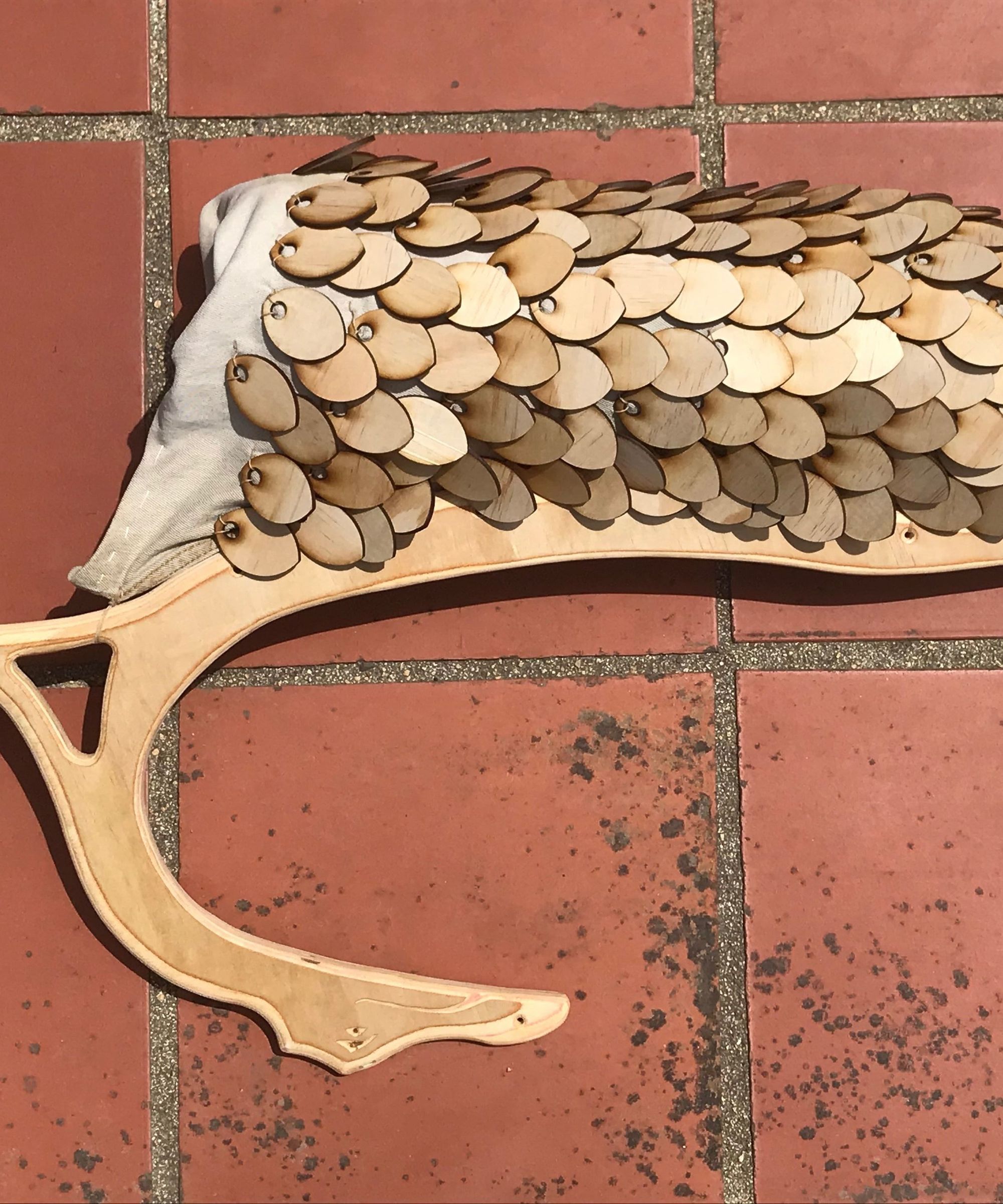 Dragon Backpack With Laser Cut Scales