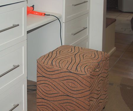 Upholstered Storage Ottoman