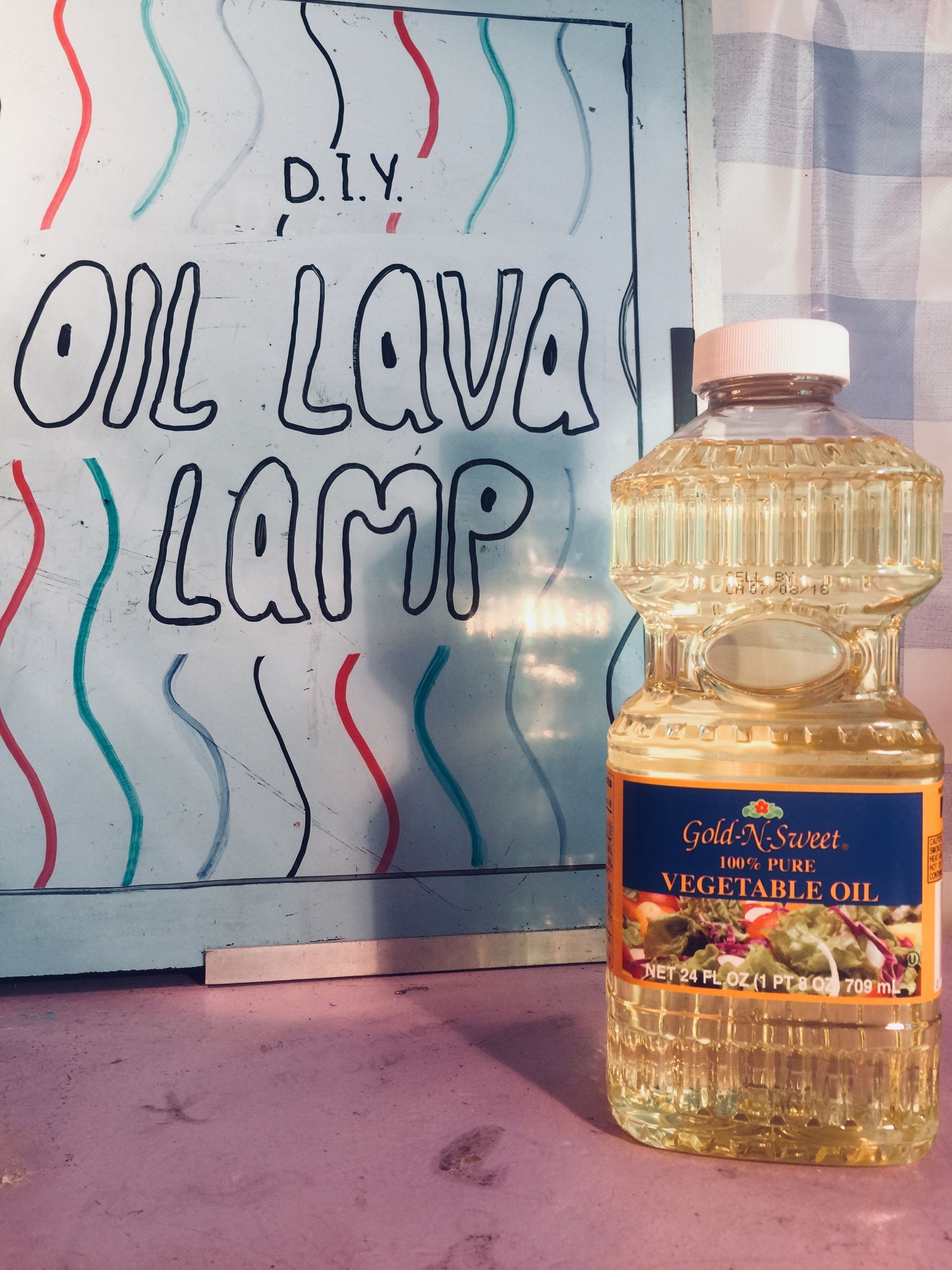 DIY Oil Lava Lamp 5 Steps Instructables