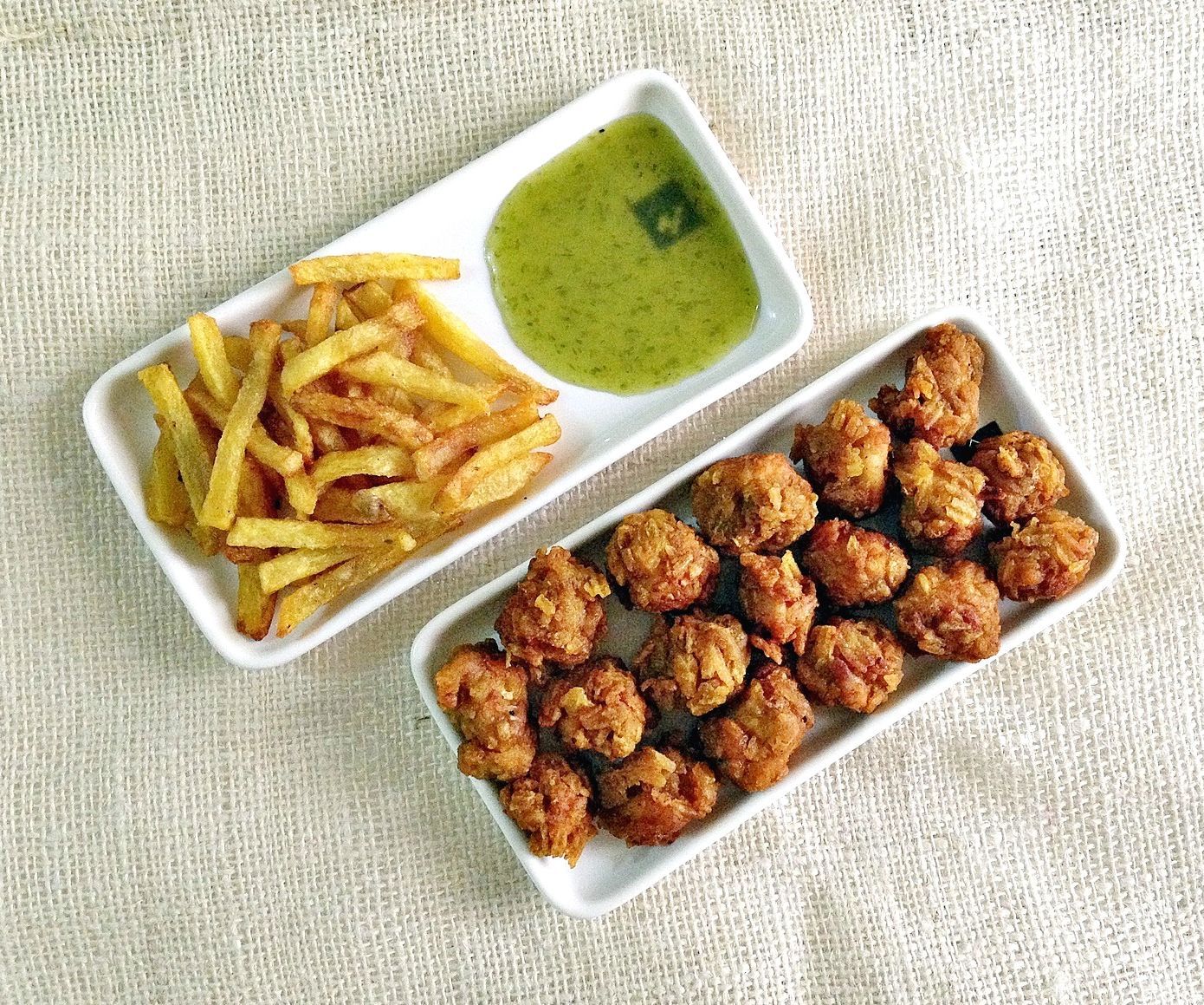 Prepare Spicy Chicken Popcorn