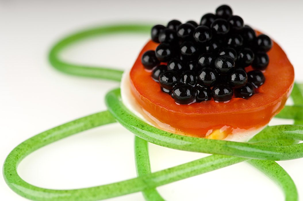 Molecular Gastronomy - Arugula Spaghetti by MOLECULE-R