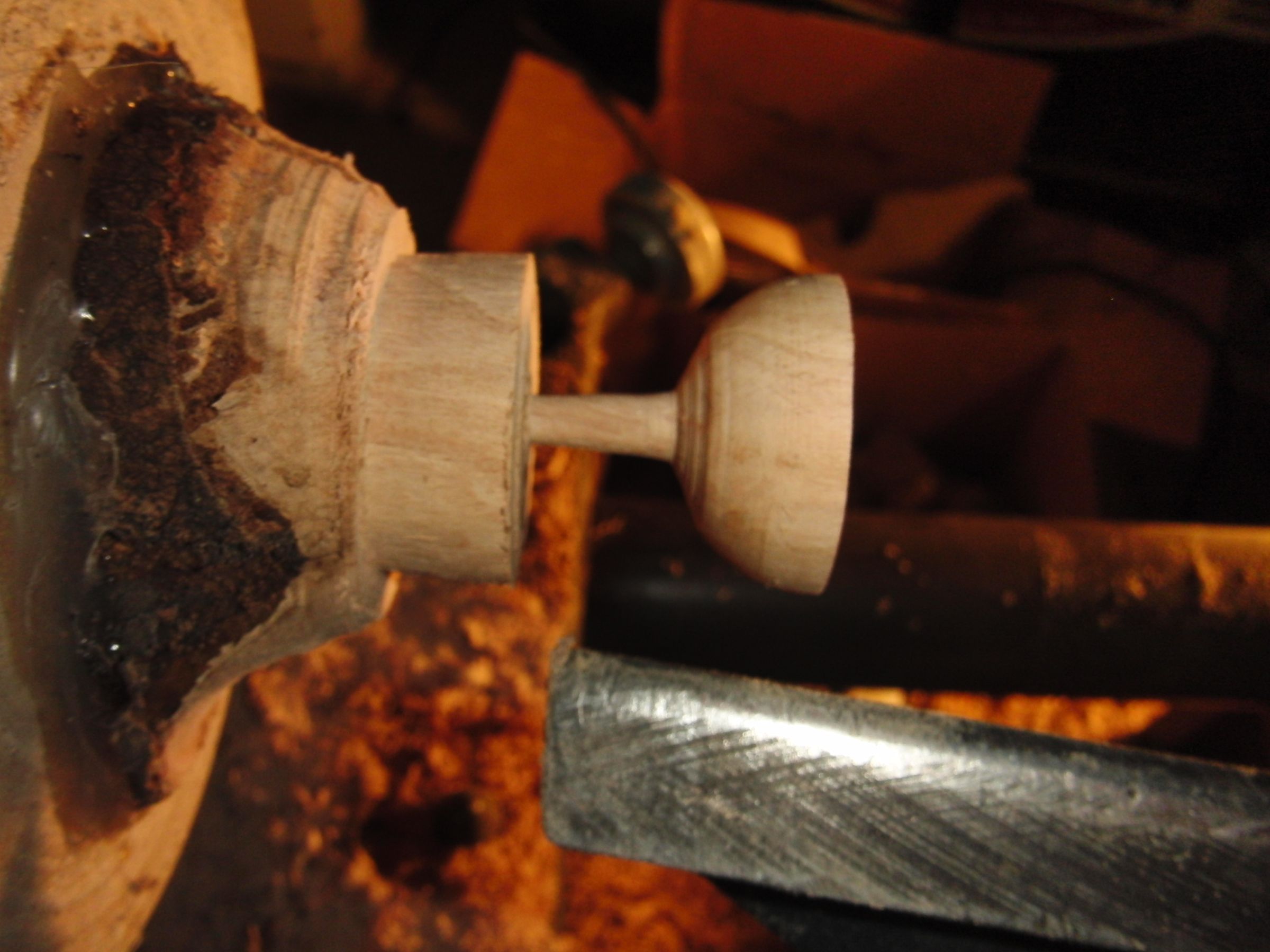 Finger Top on a Lathe