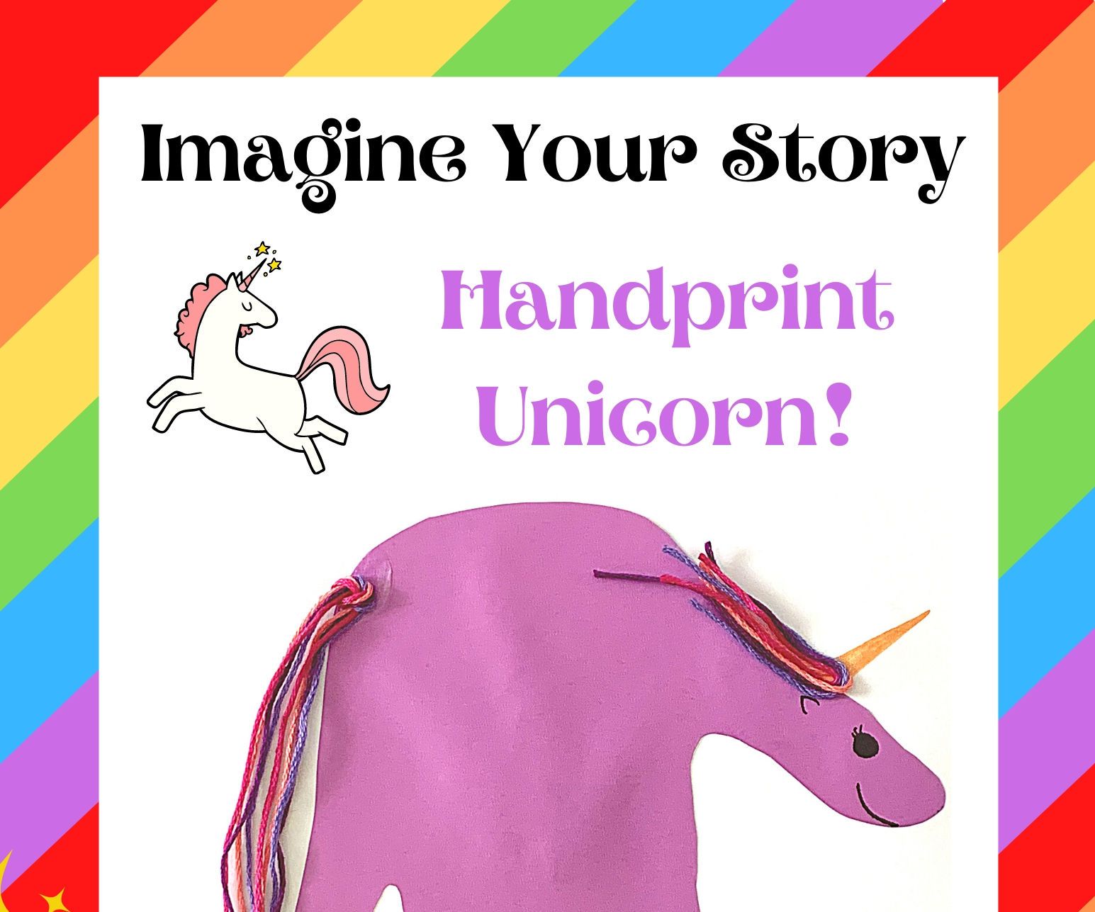 Handprint Unicorn