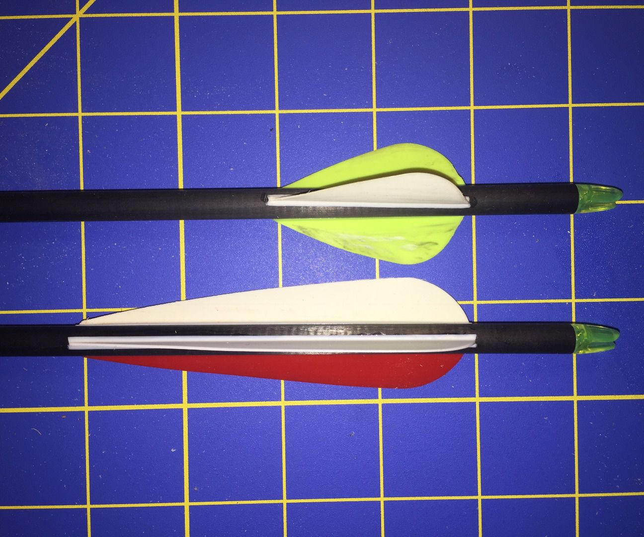 Refletching a Cheap Carbon Arrow