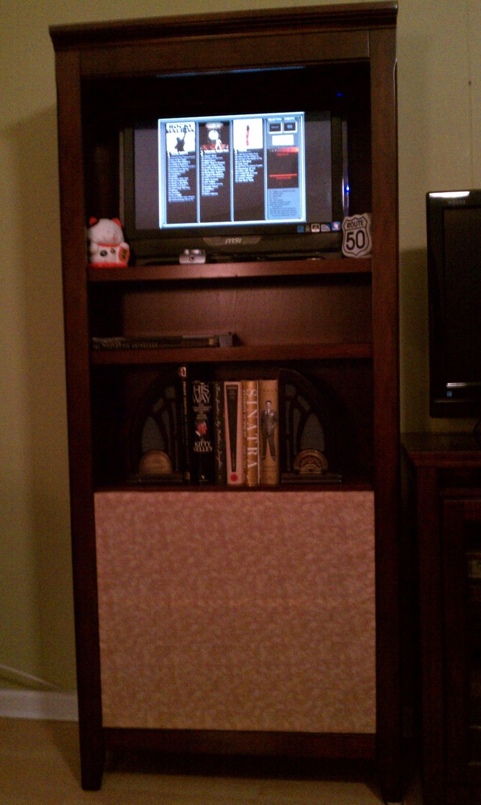 Jukebox From a Shelving Unit