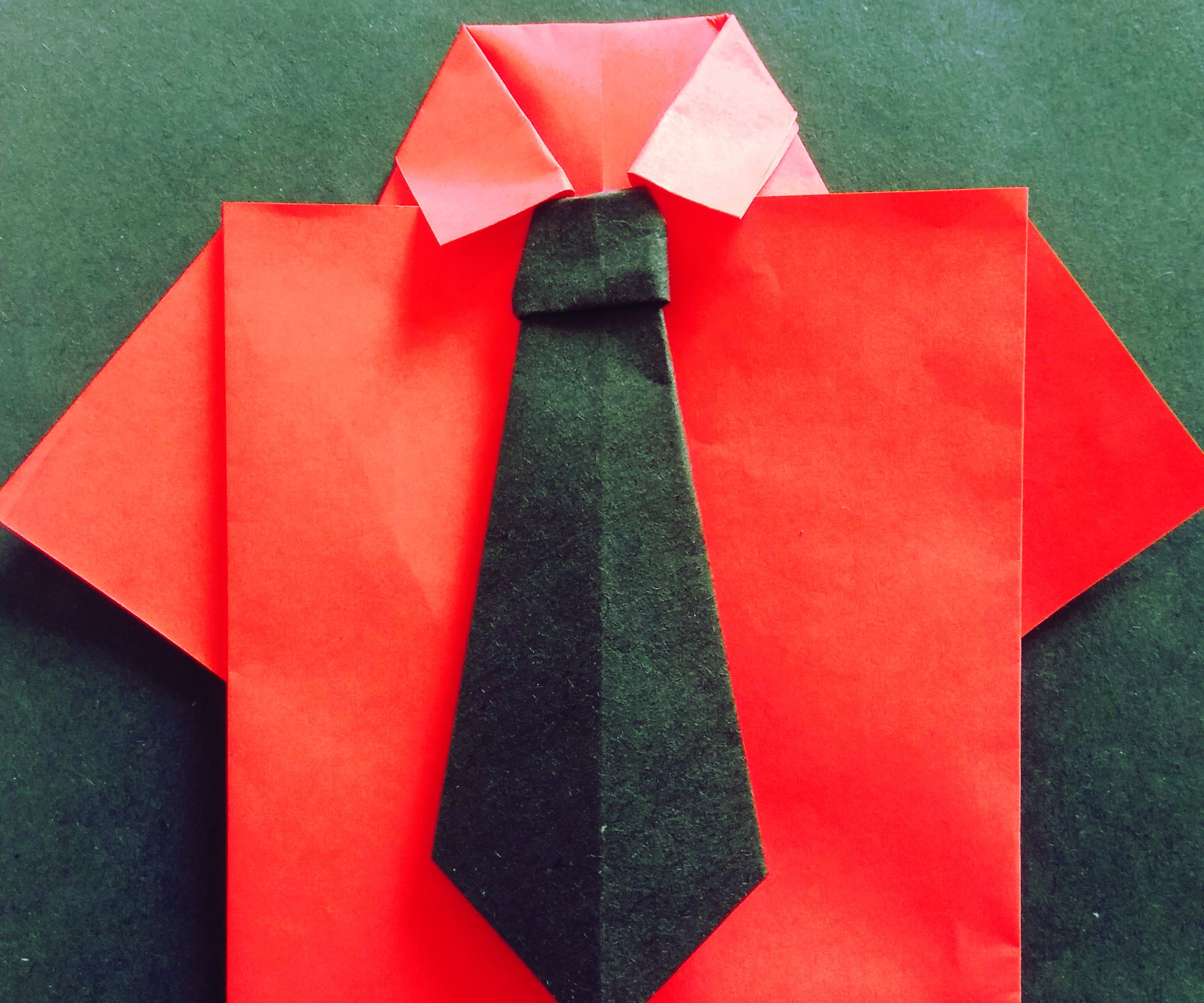 Origiami T-shirt and Tie