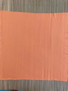 Getting the Orange Velvet Cloth Ready