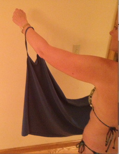 Wrap Dress:  a Pocket-sized Swim Suit Cover-up/towel