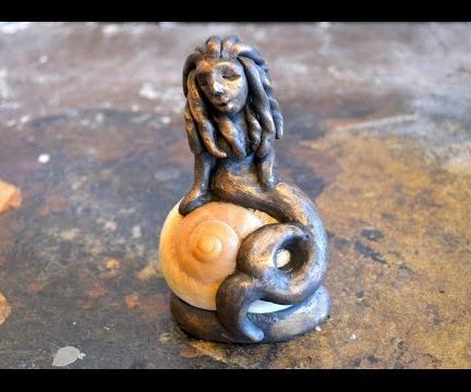DIY Mermaid Sculpt in Polymer Clay Tutorial