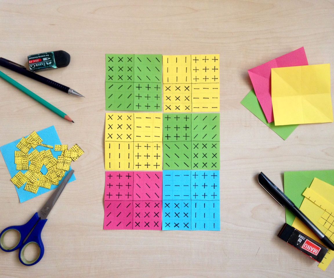 Easy Hand-Made Pattern Tile for Print