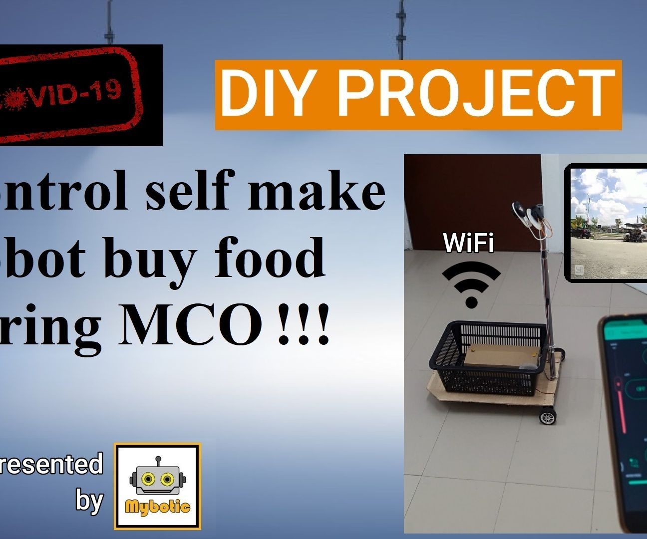  How to Make DIY Wifi Car (ESP8266), Camera Attached, Control With Smartphone (Blynk)