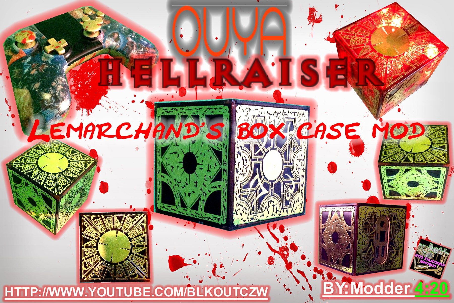 OUYA Lemarchand's Box Case Mod