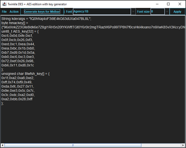 Generate Keys