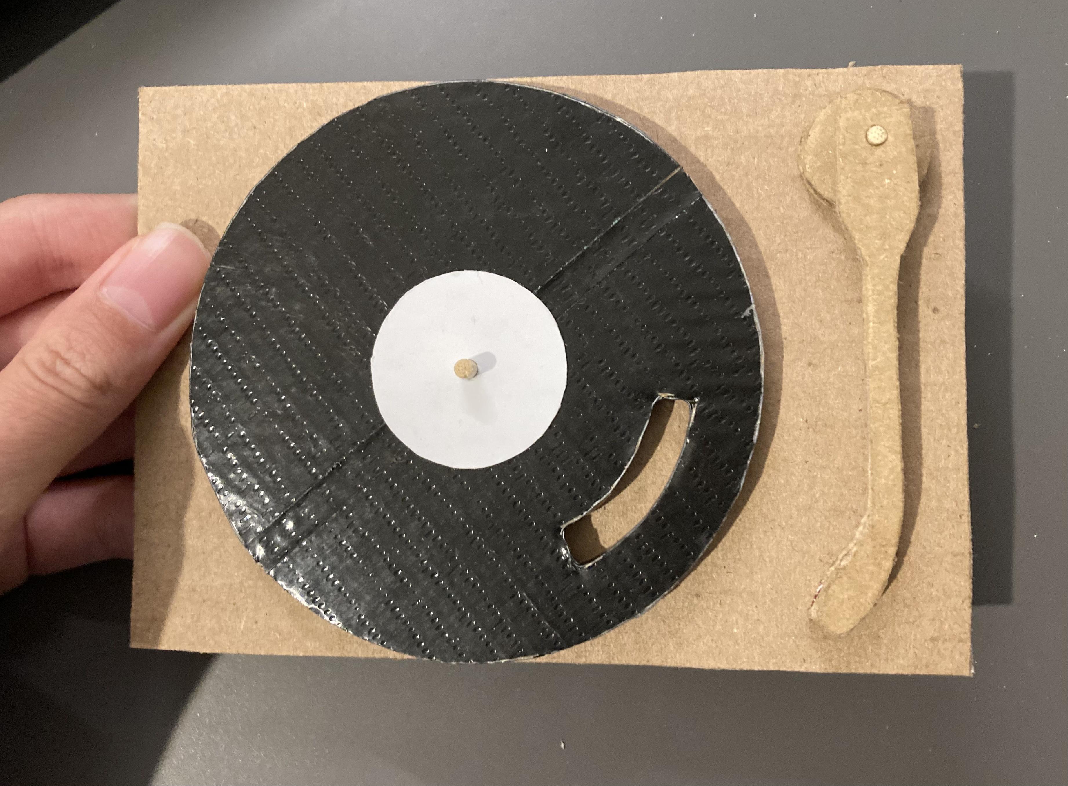 Cardboard Record Player Puzzle Box 10 Steps (with Pictures