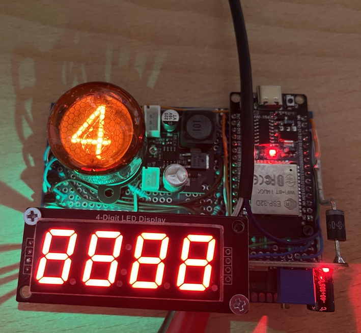 Nixie Tube Gear Indicator Board