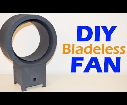 How to Make a Bladeless Fan - DIY Homemade Silent Fan 