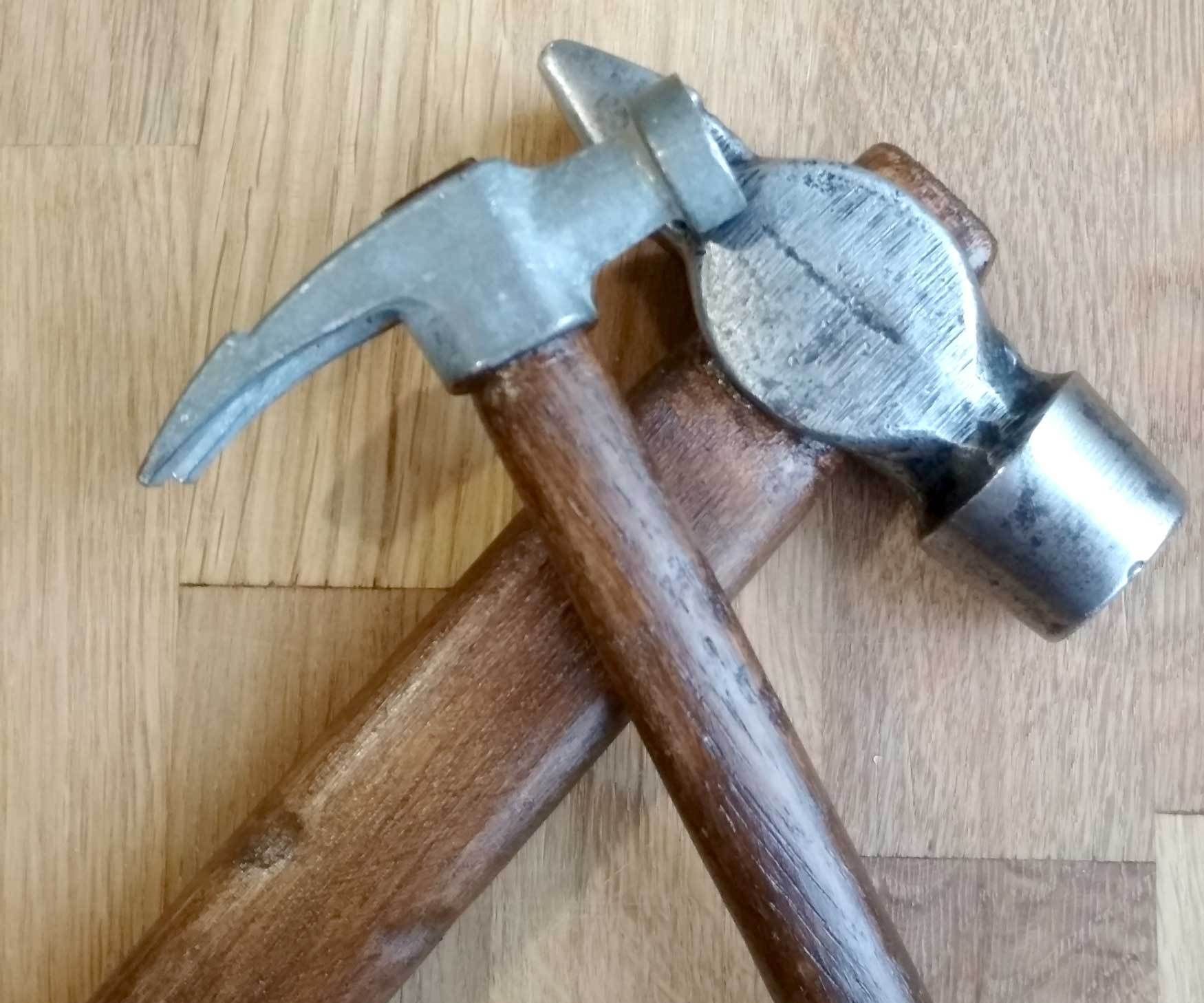 New Handles for Two Hammers