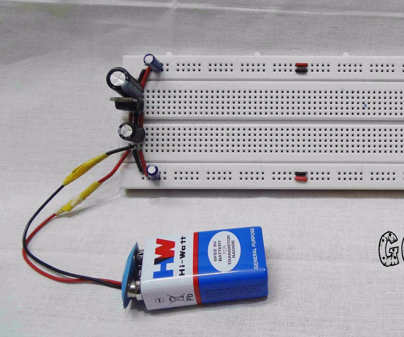 Breadboard 5V Power Stage Tutorial