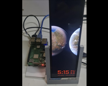 Pi Digital Clock 7.84" Display