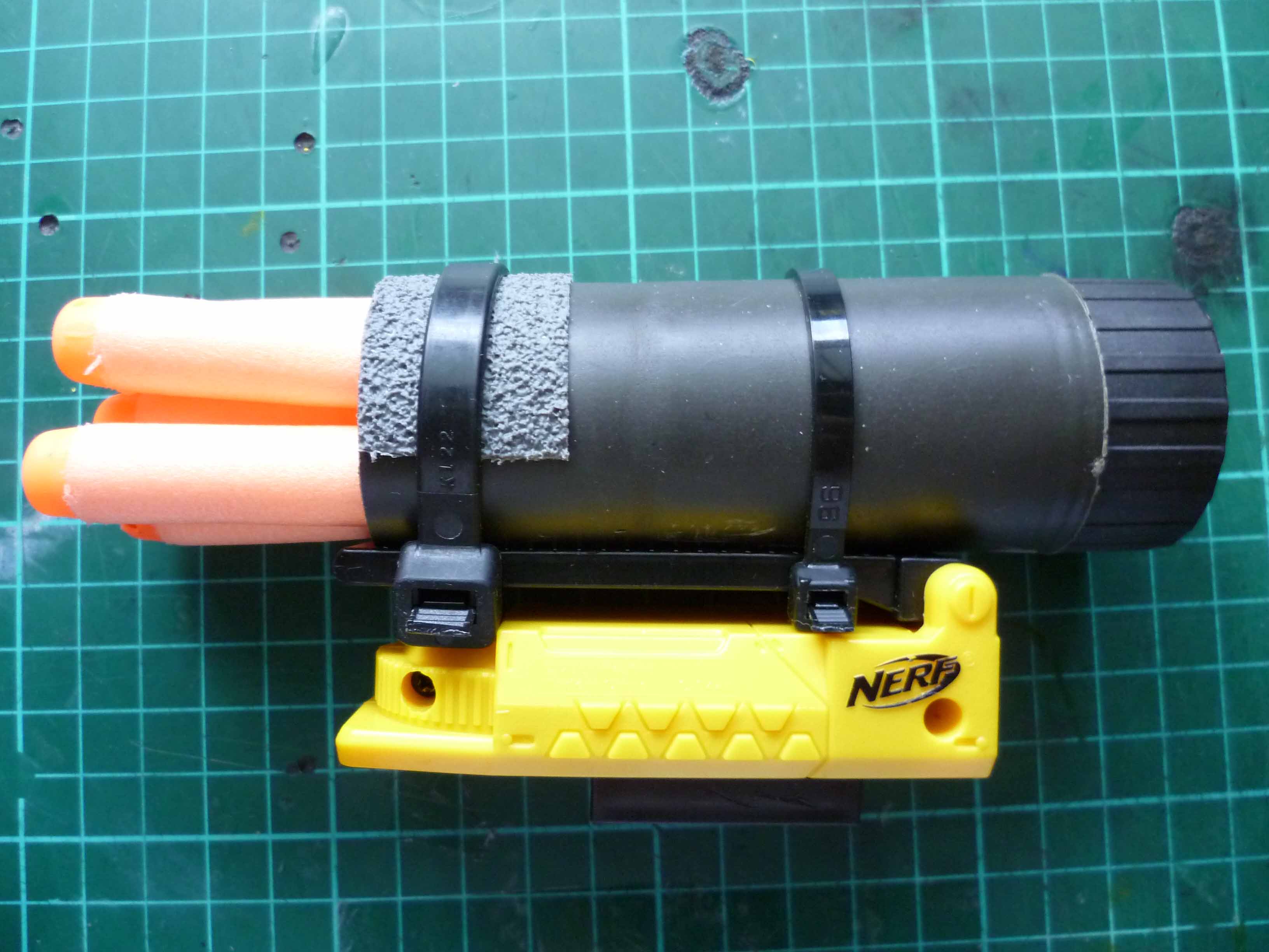 Nerf Grenade (Shotgun) Launcher Attachment 6 Steps Instructables