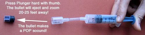 Amazing Syringe Pop Gun !