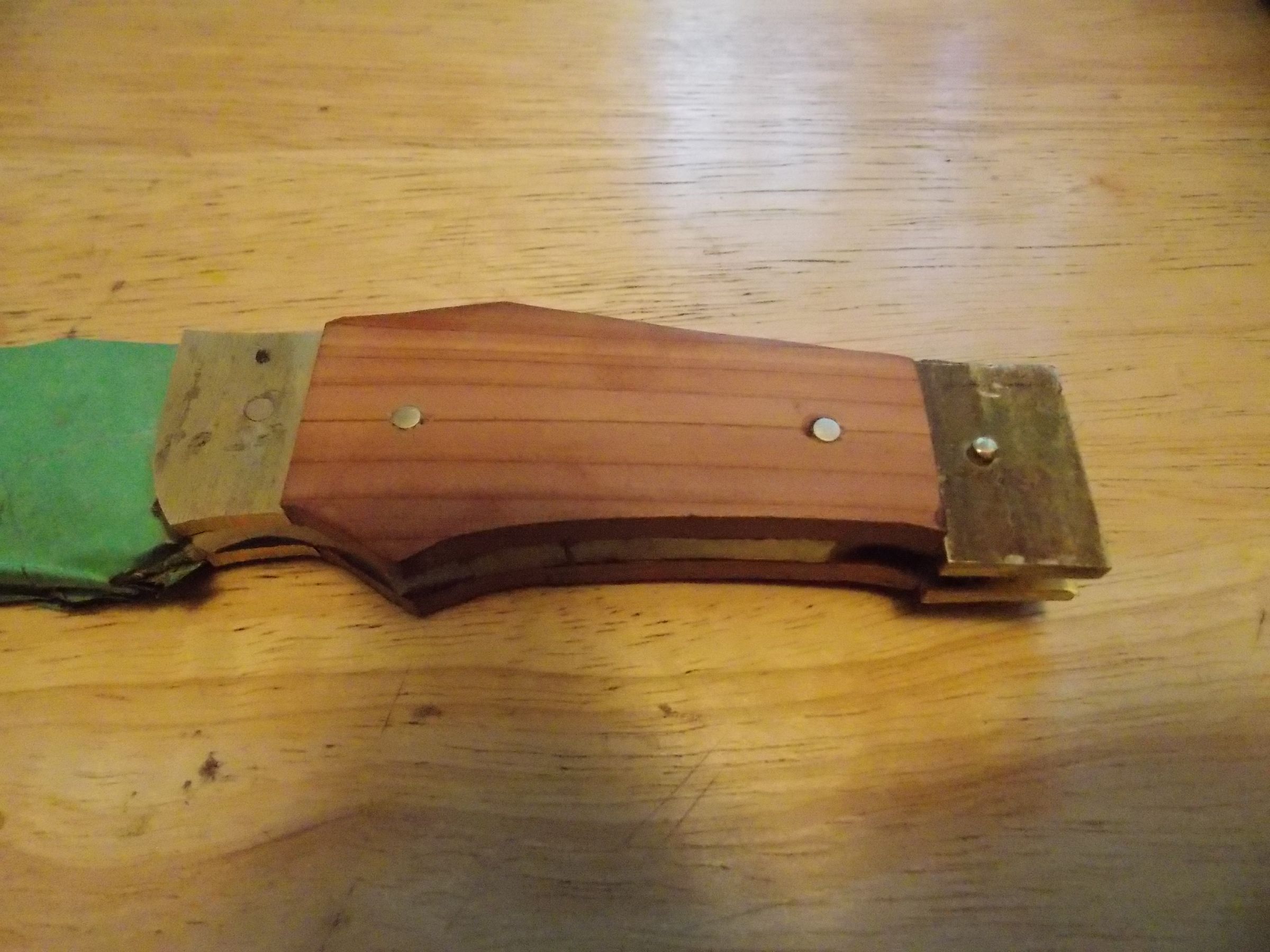 Brass and Wooden Knife Handle 5 Steps Instructables