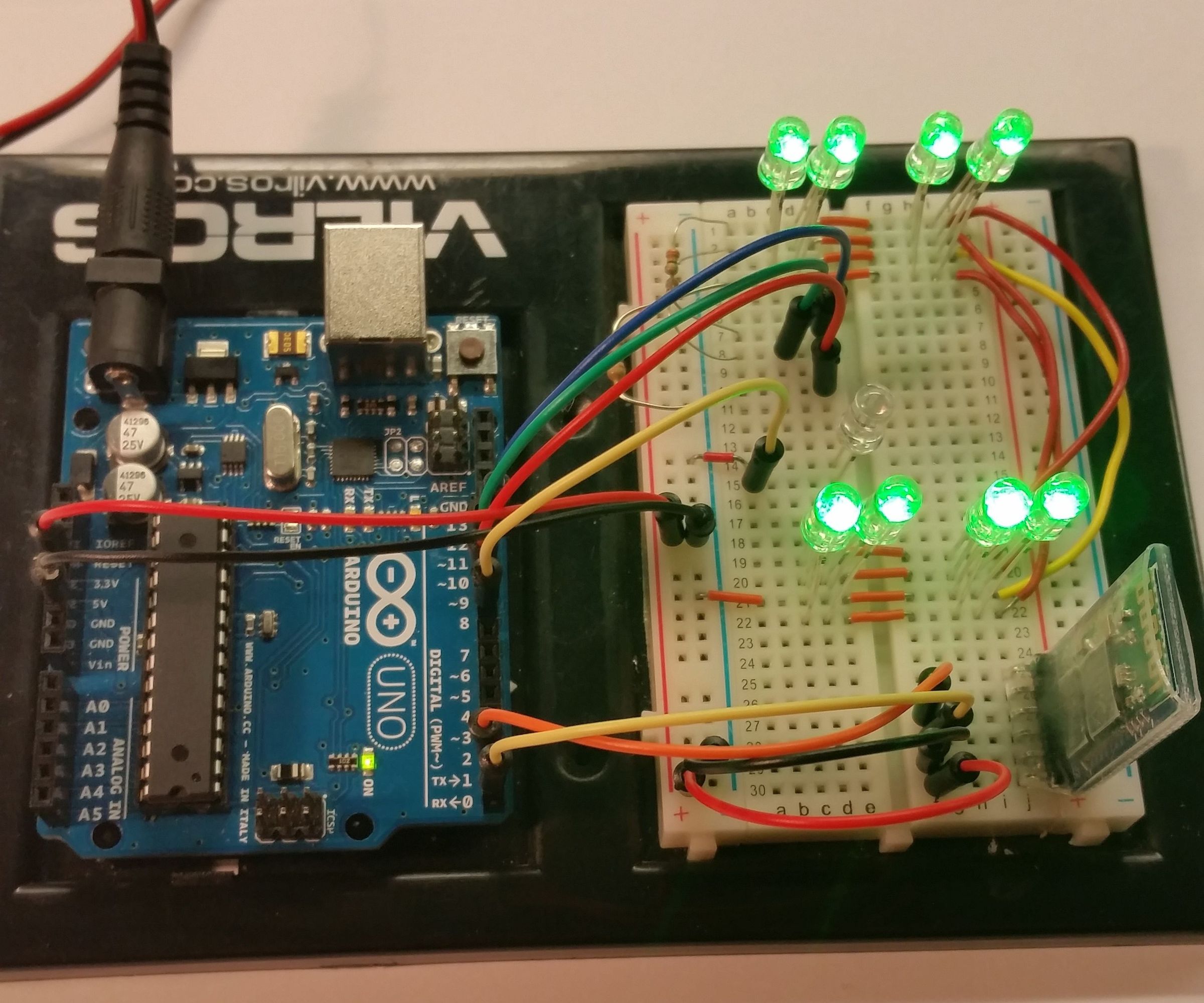 Bluetooth Controlled RGB LED Lamp