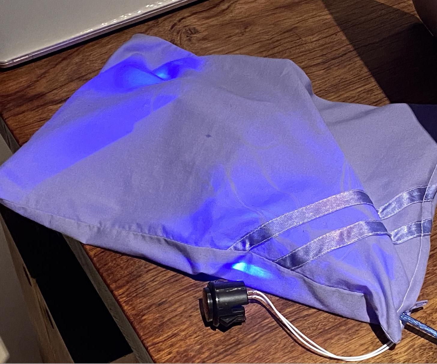 Changing Flowing Light Pillow