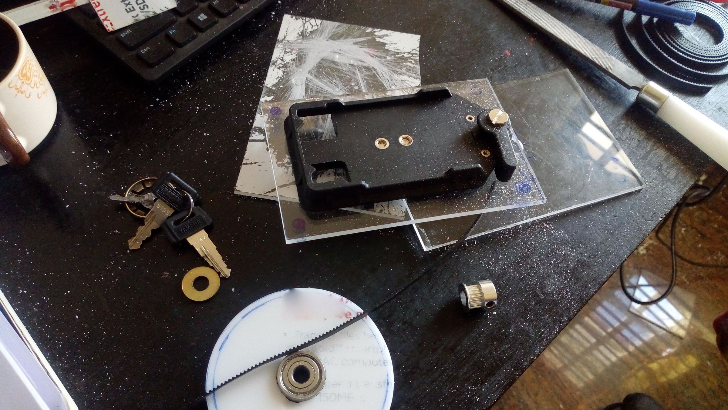 Motorized Remote Control Camera Slider With Panning (Prototype) 6