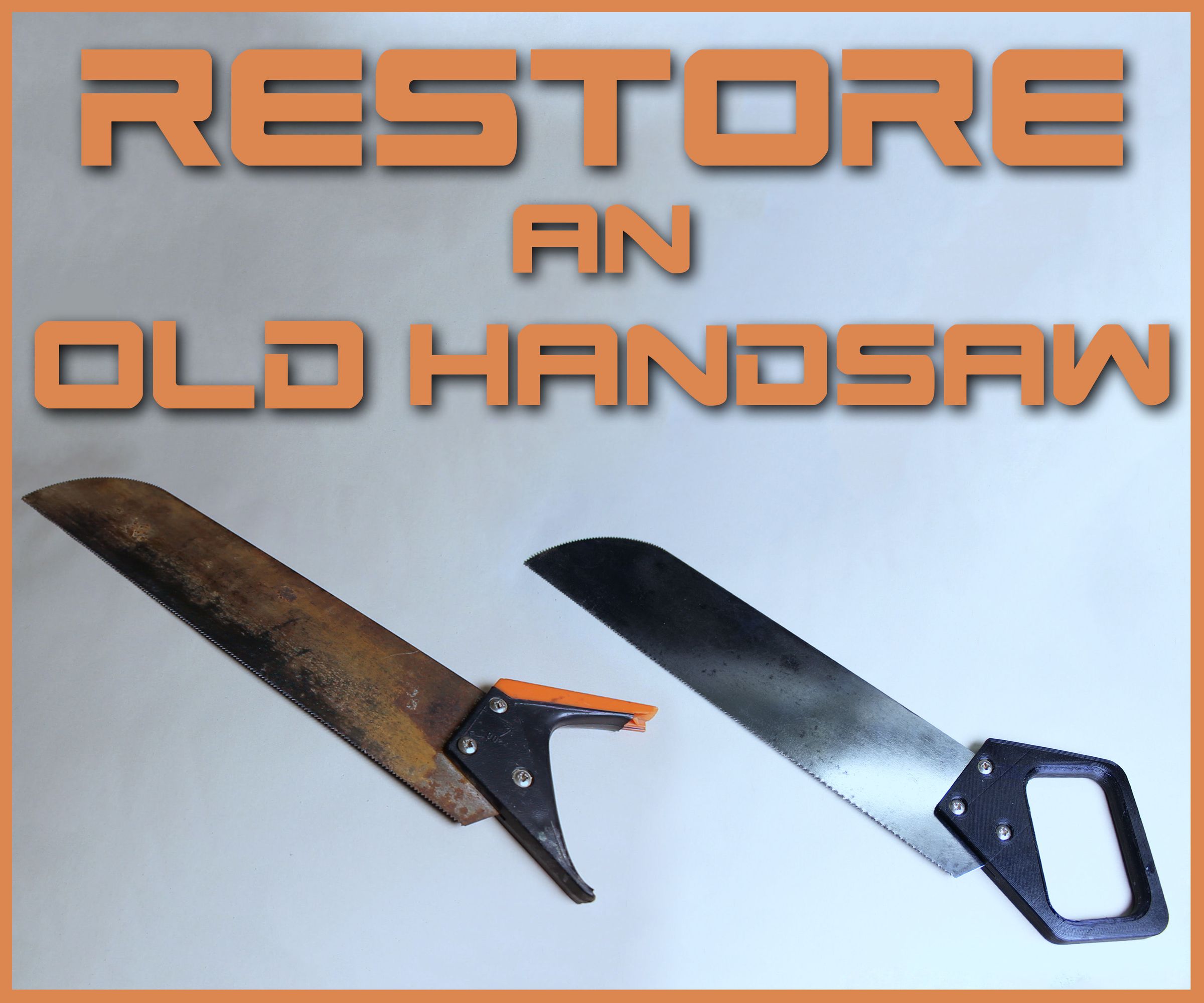 How to Restore an Old Handsaw