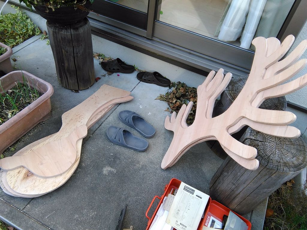 Plywood Reindeer 4 Steps (with Pictures)