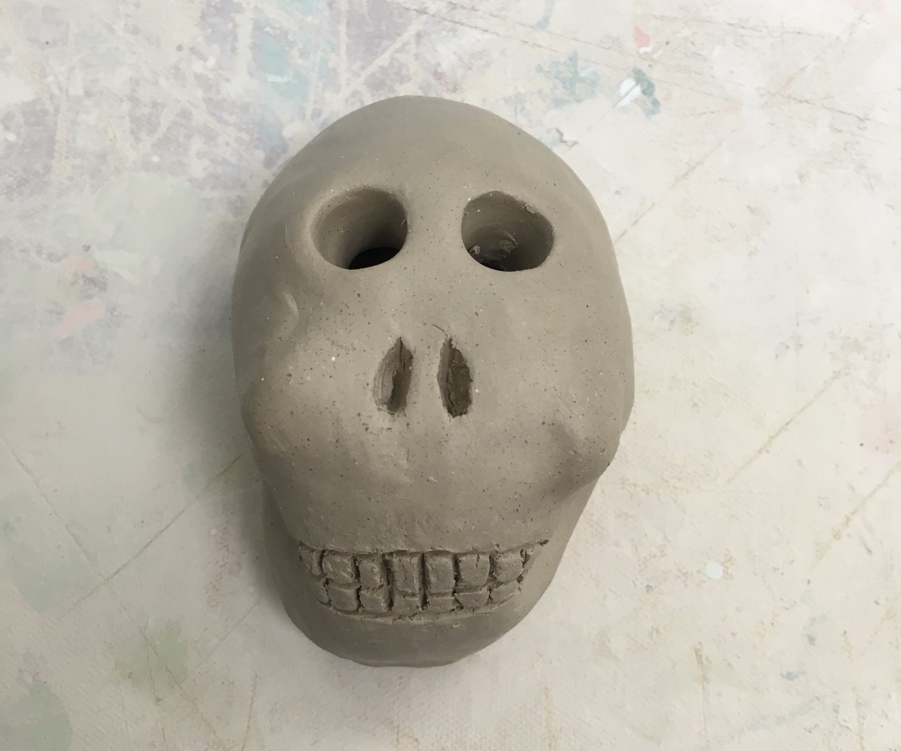 Clay Sugar Skull